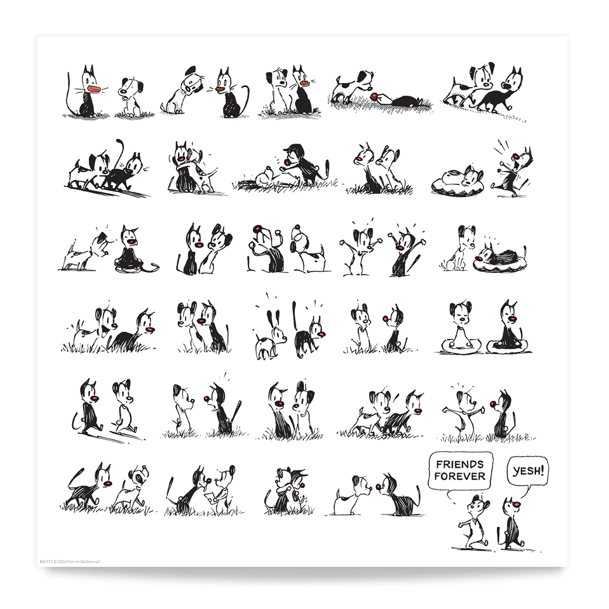 '30 Years of Friendship' Standard Art Print