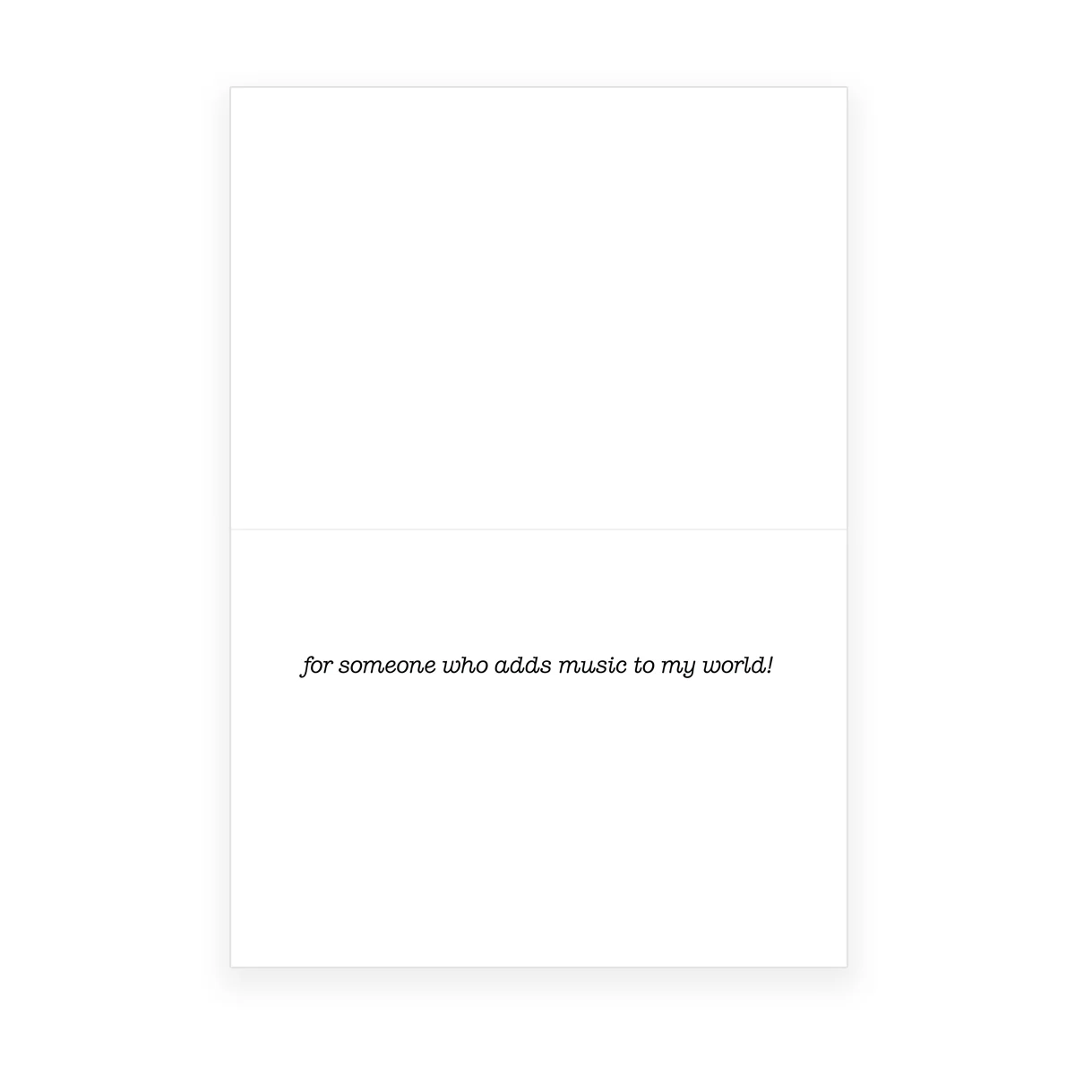 'A Happy Note' Greeting Card - Image 3