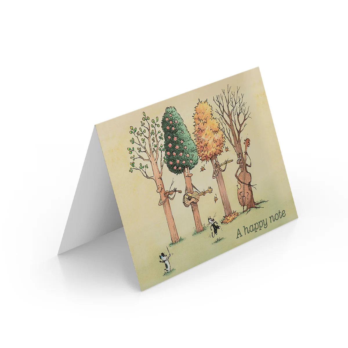'A Happy Note' Greeting Card - Image 4