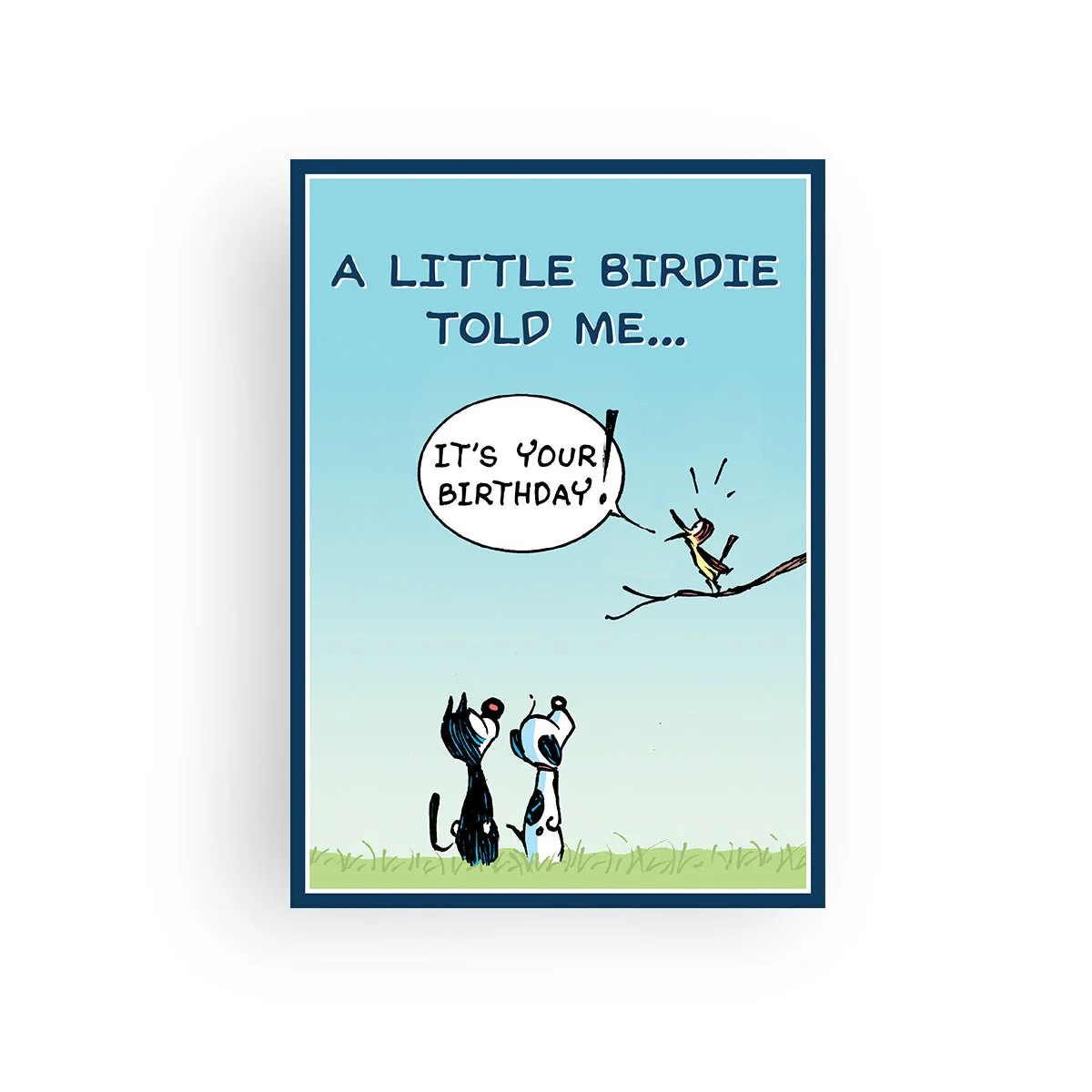 ‘A Little Birdie’ Birthday Card