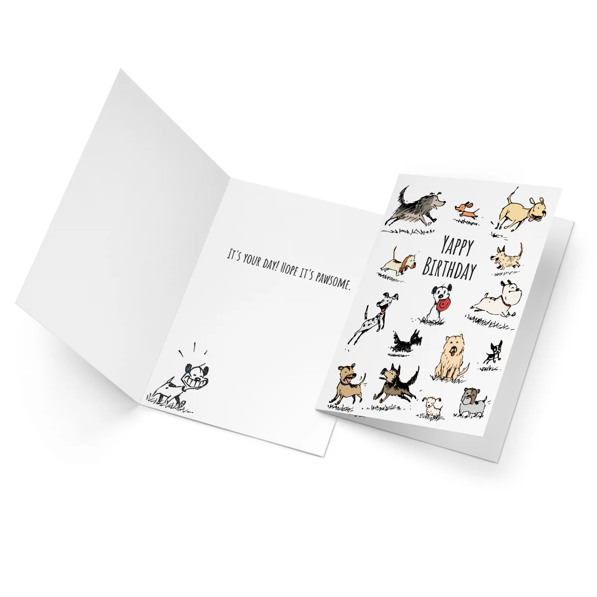 'A Yappy Birthday' Greeting Card - Image 3
