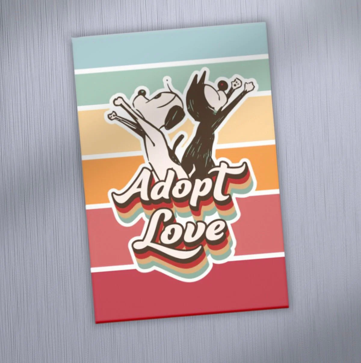 'Adopt Love' Magnet
