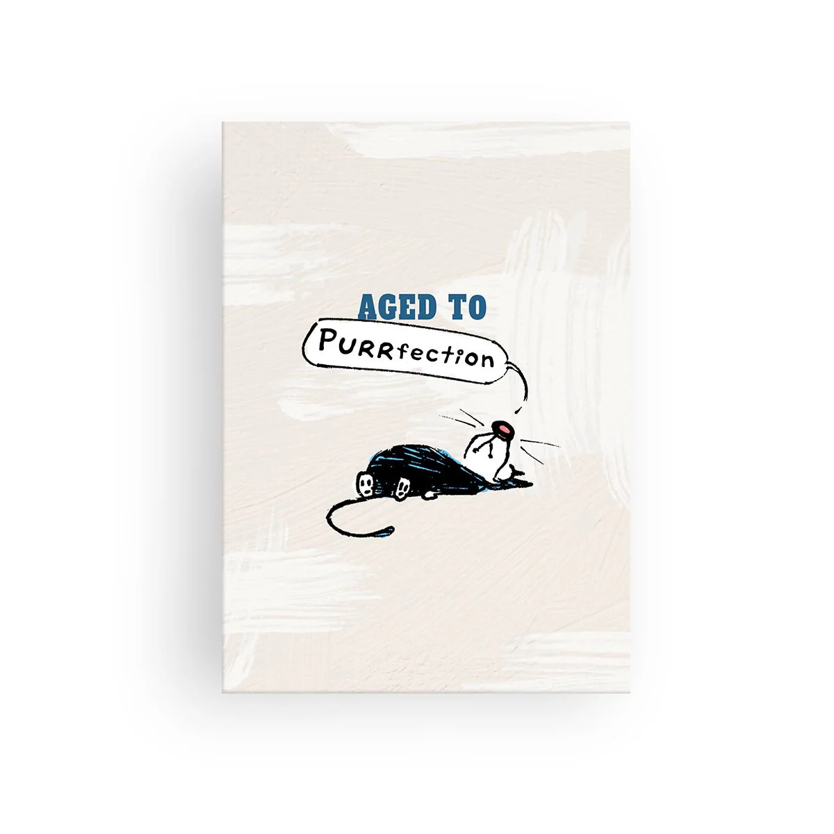 ‘Aged to Purrfection’ Birthday Card
