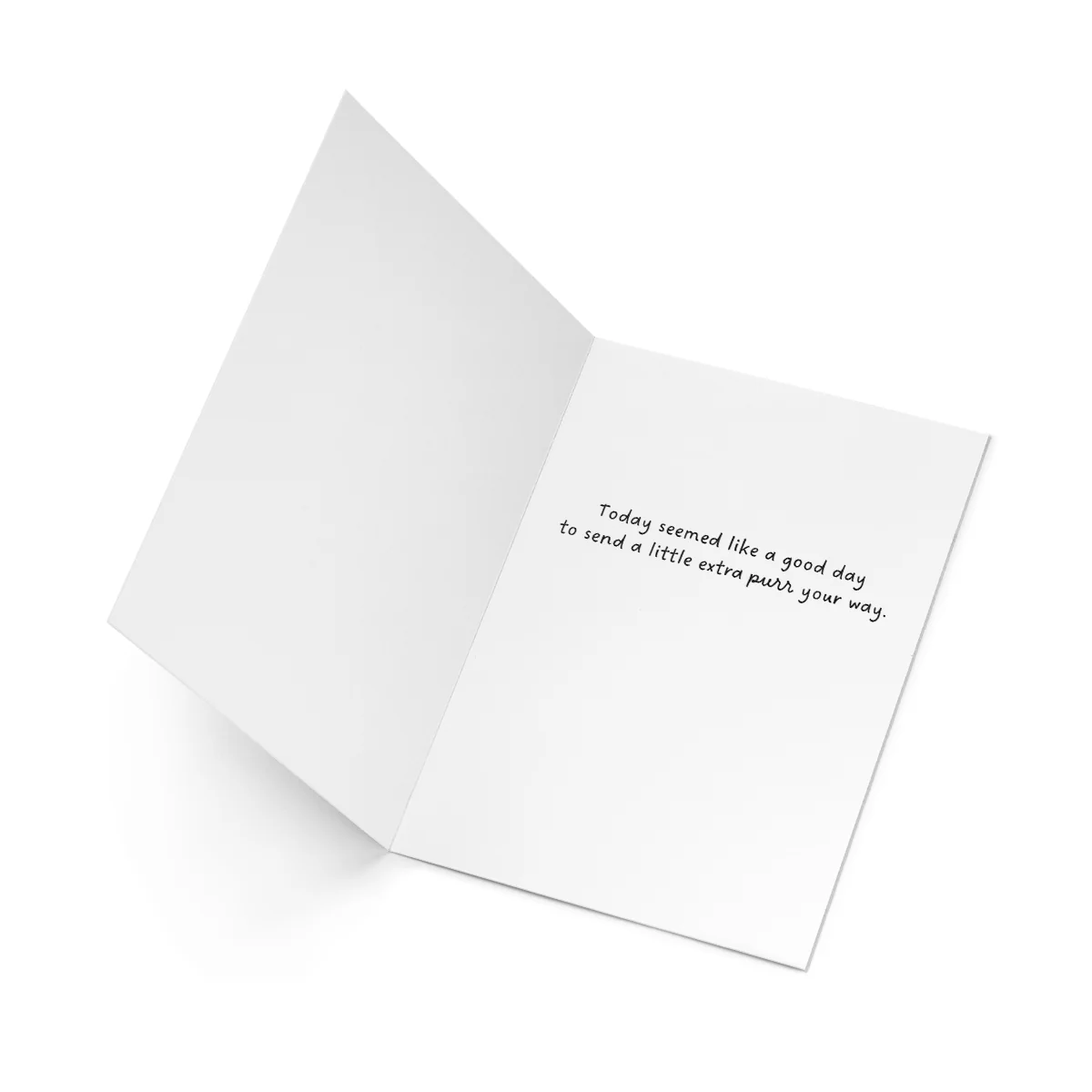 ‘An Extra Purr’ Greeting Card - Image 2