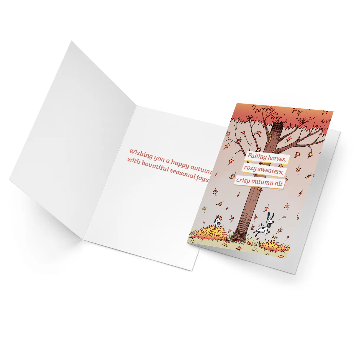 'Autumn Joys' Greeting Card - Image 4