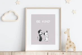 'Be Kind' Standard Art Print - Image 2