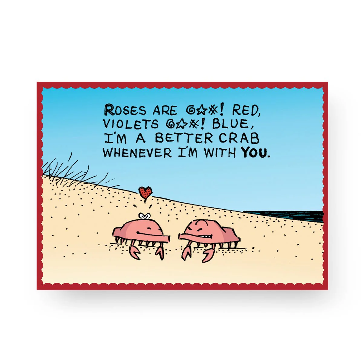 'A Better Crab' Greeting Card
