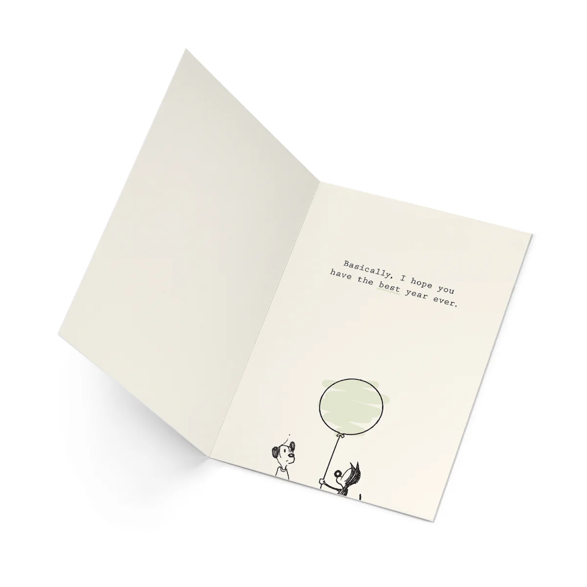 'Birthday Wishes' Fill-in-the-Blank Card - Image 2