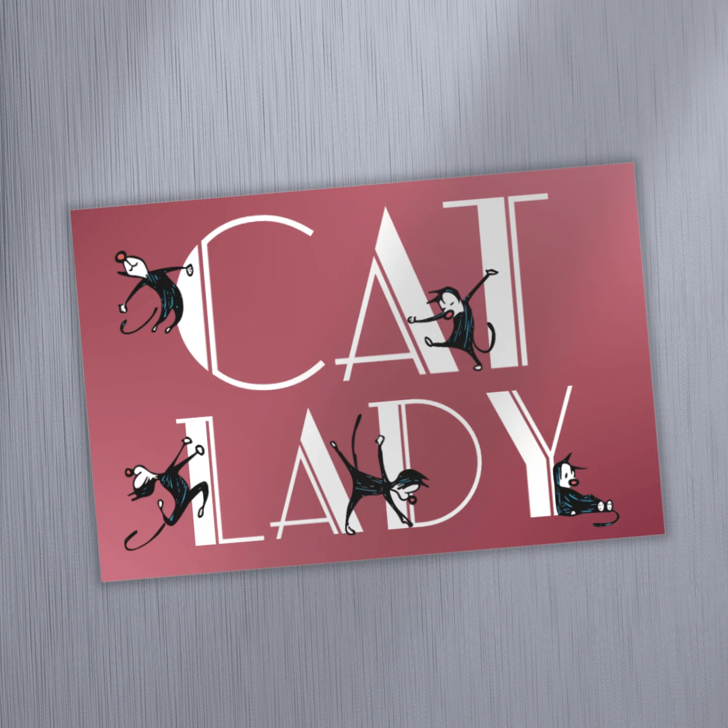 'Cat Lady' Magnet