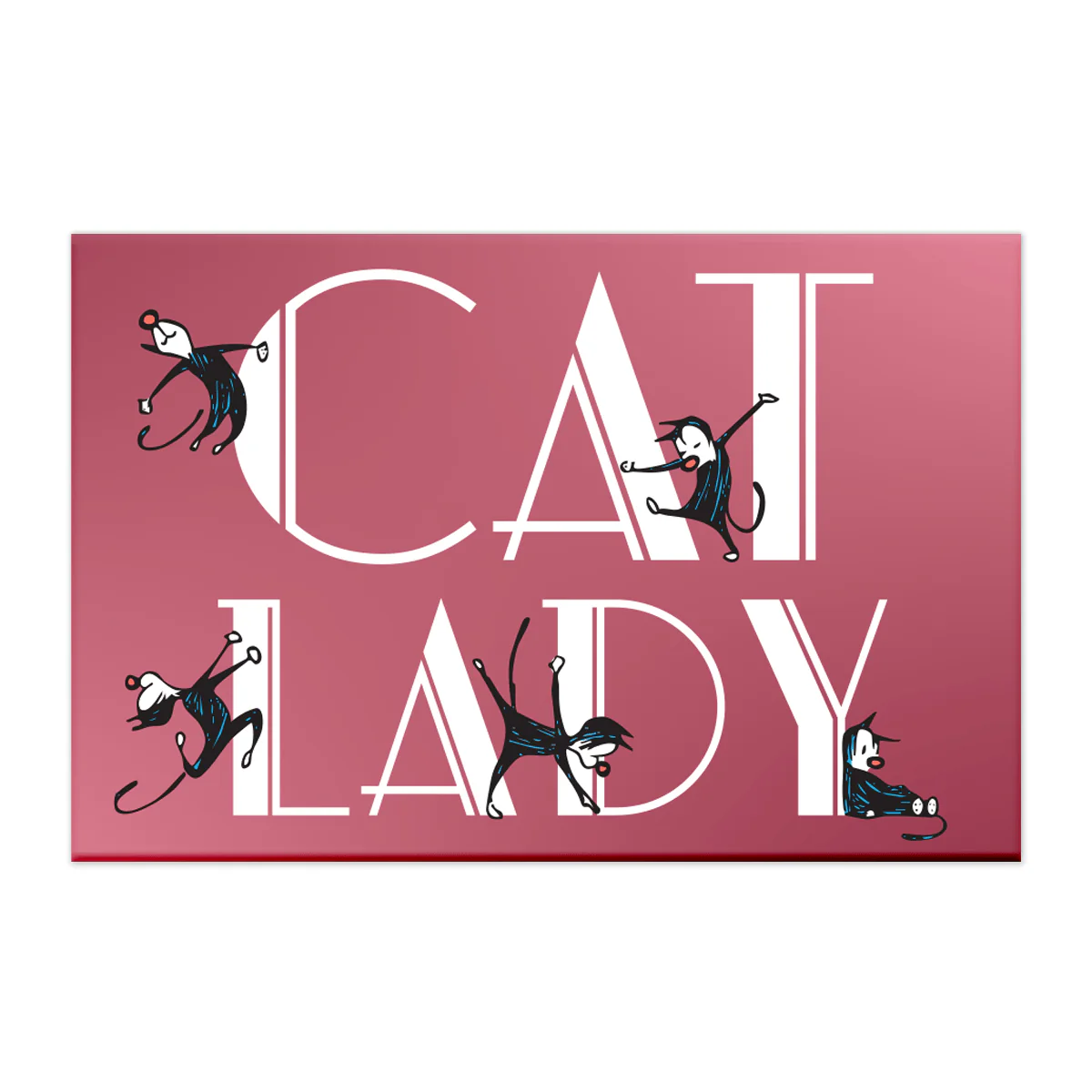 'Cat Lady' Magnet - Image 2