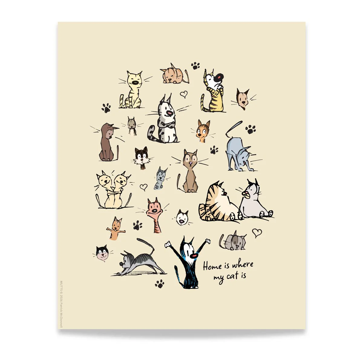 'Cat Lover' Standard Art Print