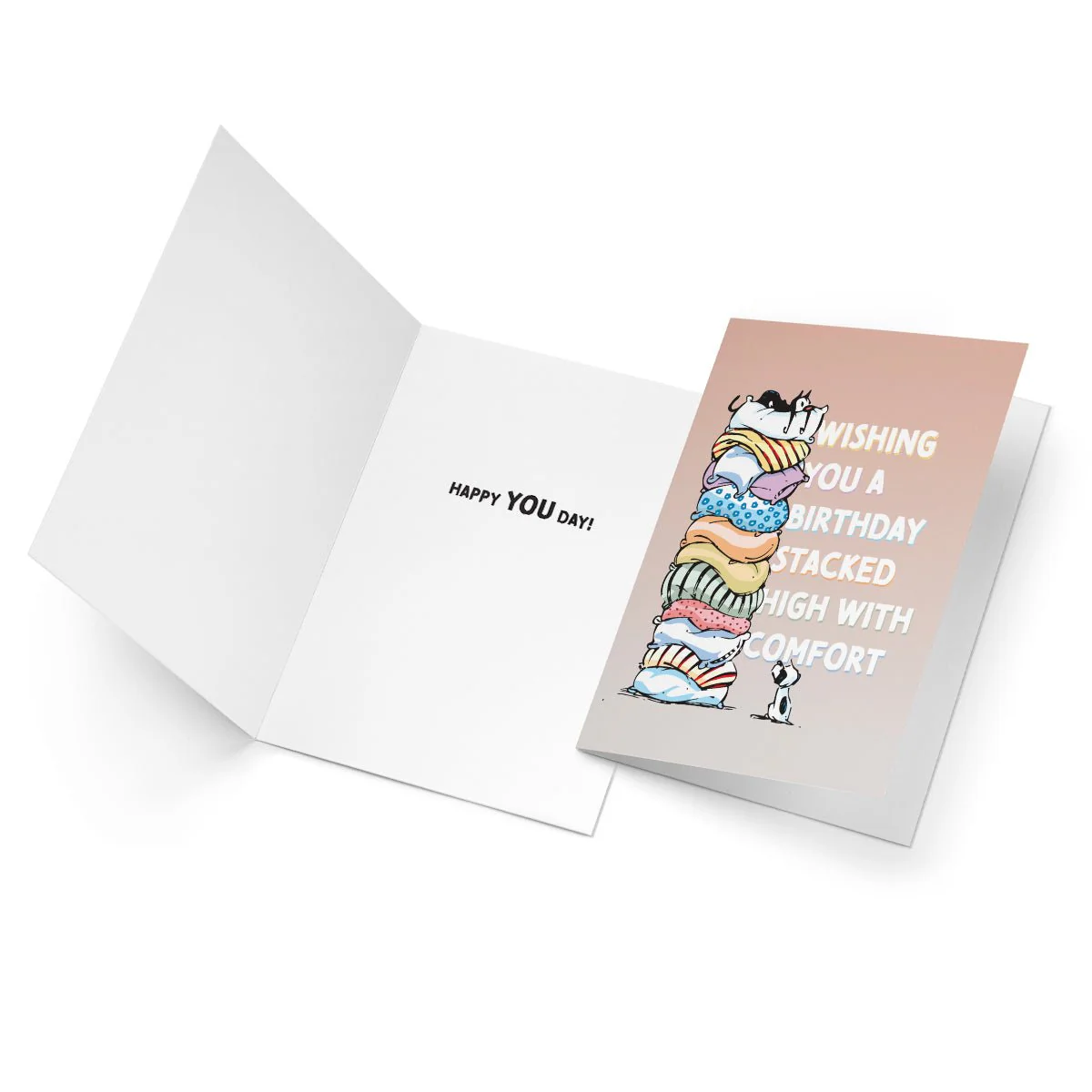 ‘Comfy Birthday’ Greeting Card - Image 3