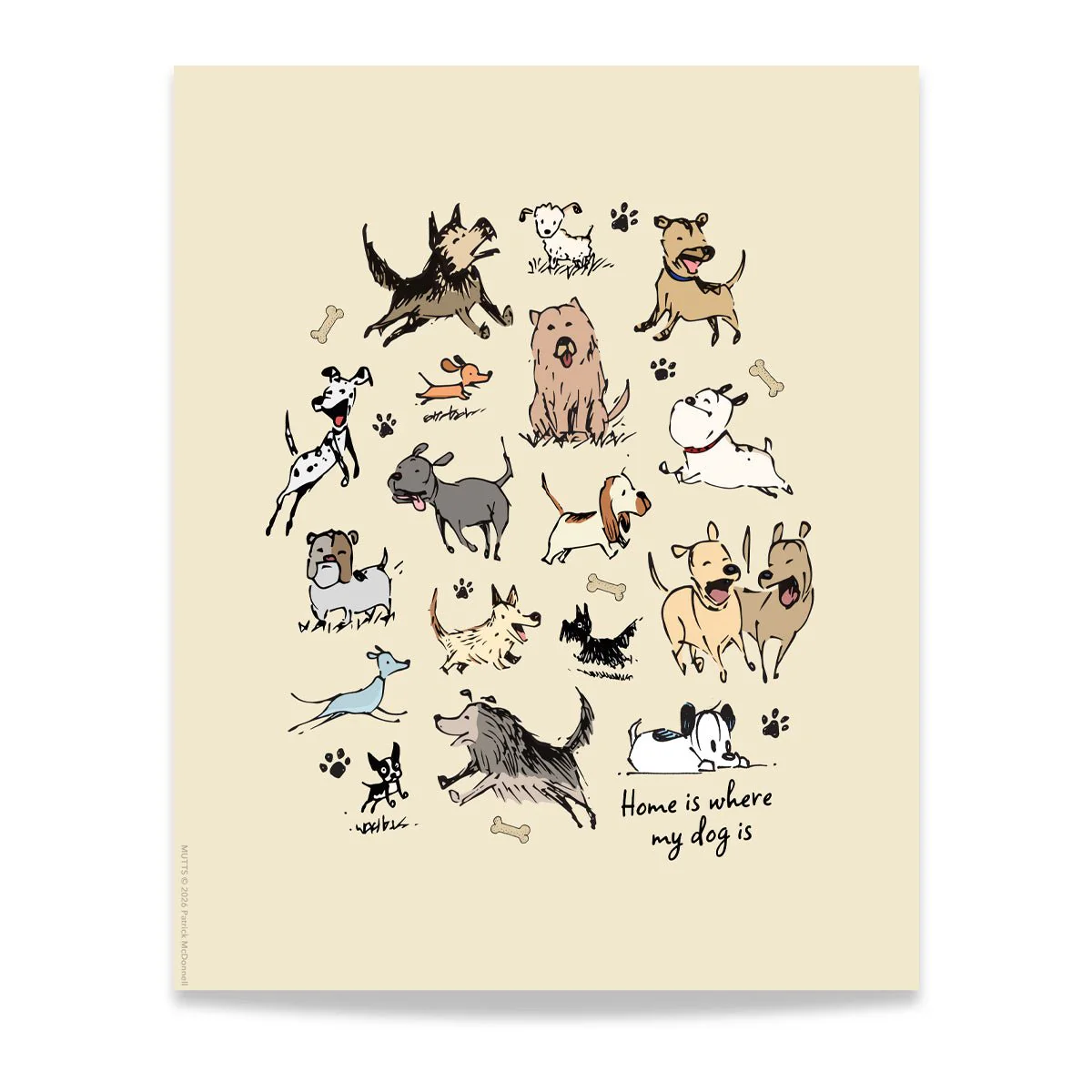 'Dog Lover' Standard Art Print