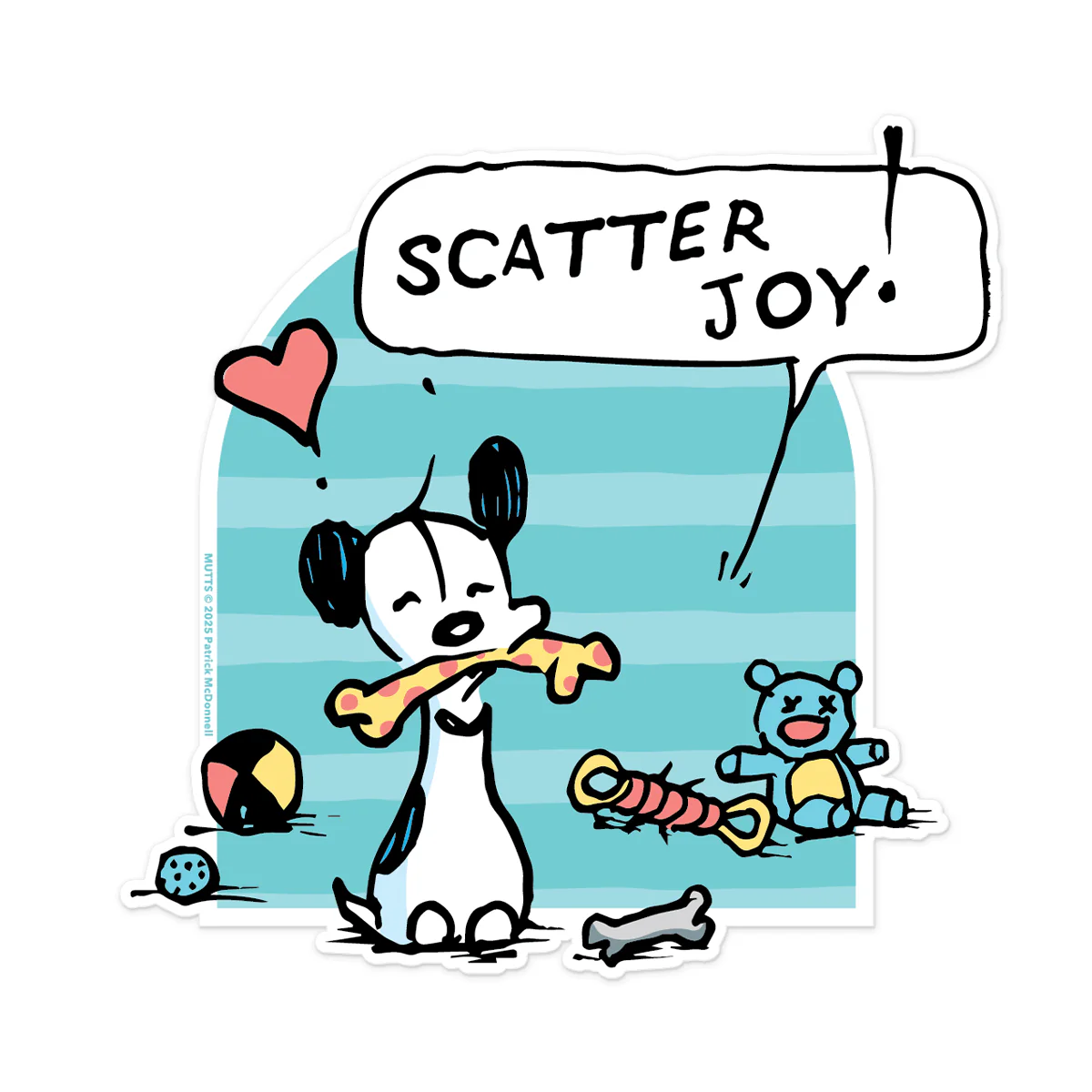 'Scatter Joy' Sticker