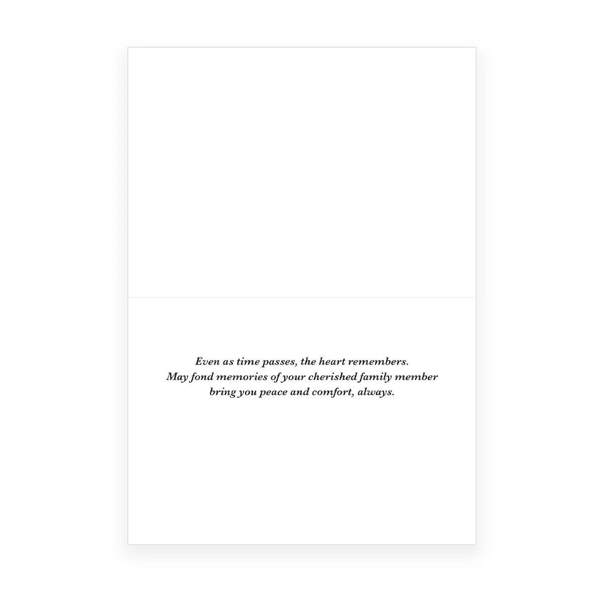 'Forever In Our Hearts' Memorial Greeting Card - Image 2