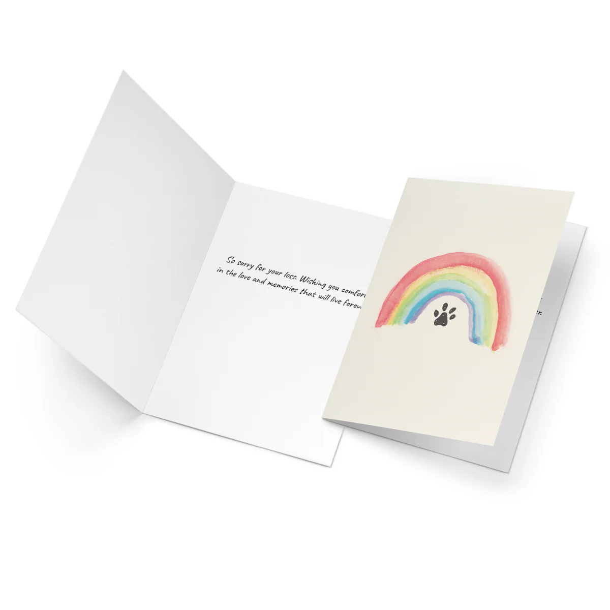 'Forever Loved' Rainbow Bridge Card - Image 3