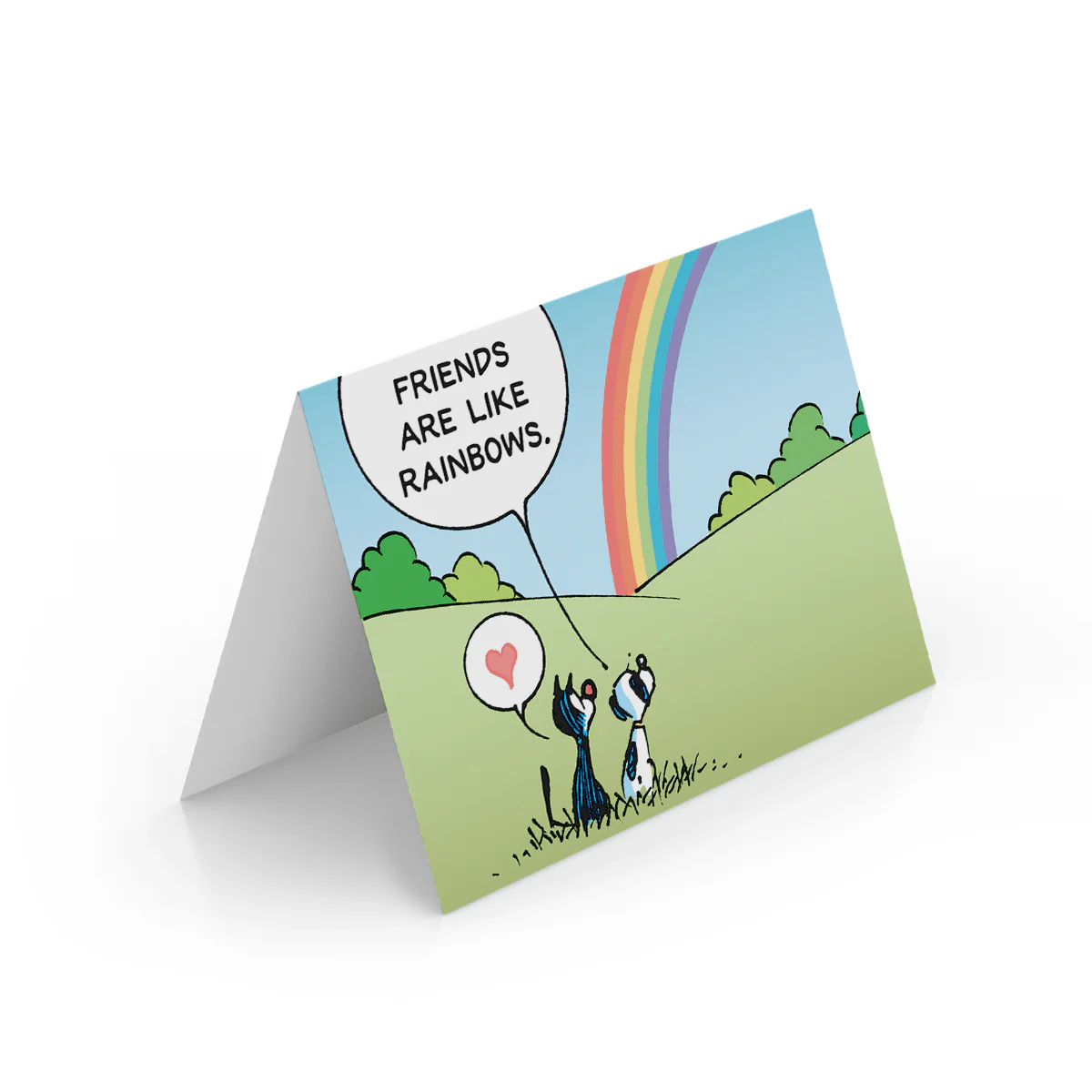 'Friends Are Like Rainbows' Greeting Card - Image 3