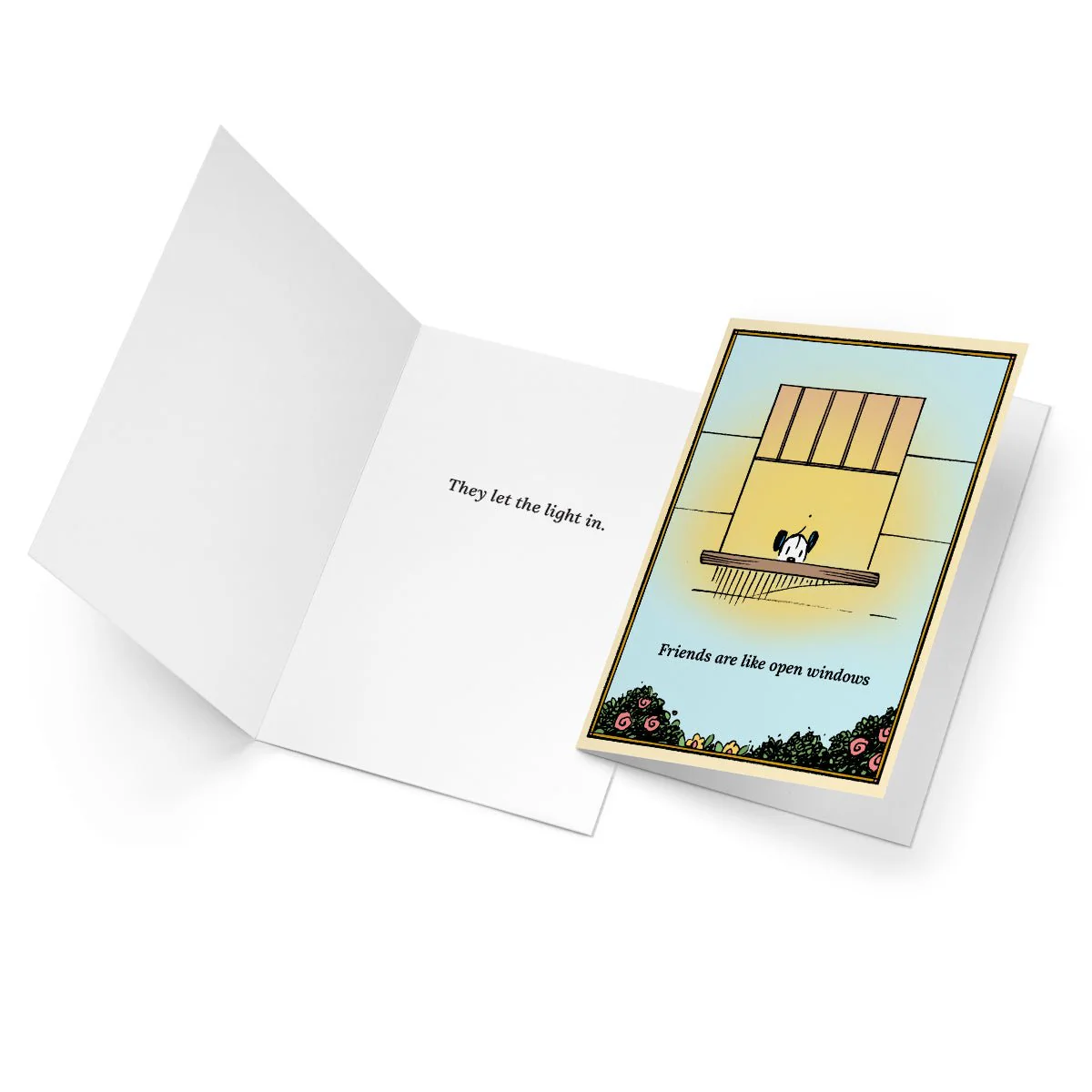 ‘Friends Are Like Windows’ Greeting Card - Image 3