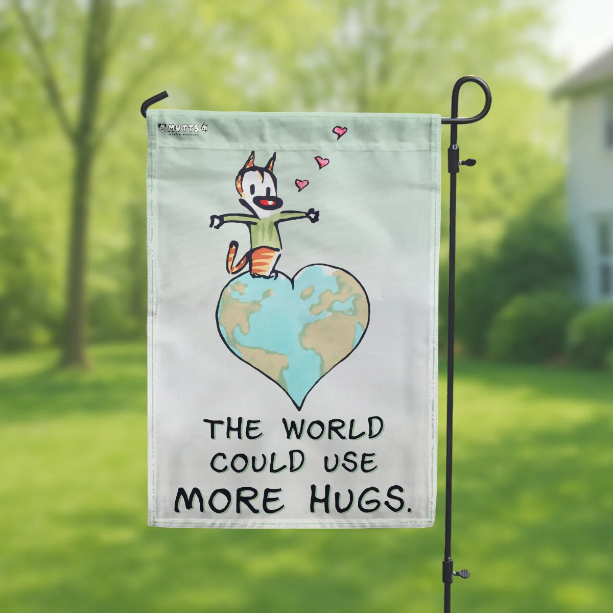 'Hugs for the World' Garden Flag