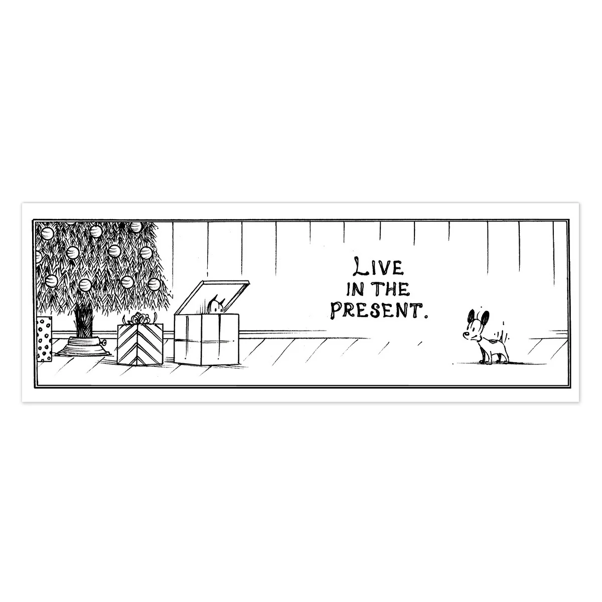 'Live in the Present' Magnet - Image 2