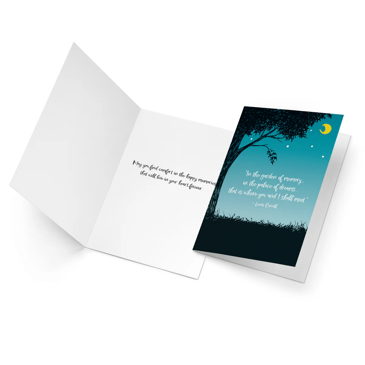 'Memory Garden' Sympathy Greeting Card - Image 3