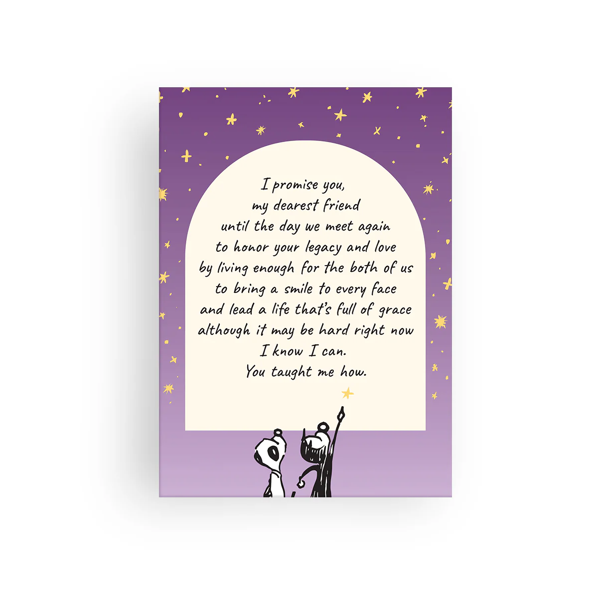 'My Dearest Friend' Rainbow Bridge Card