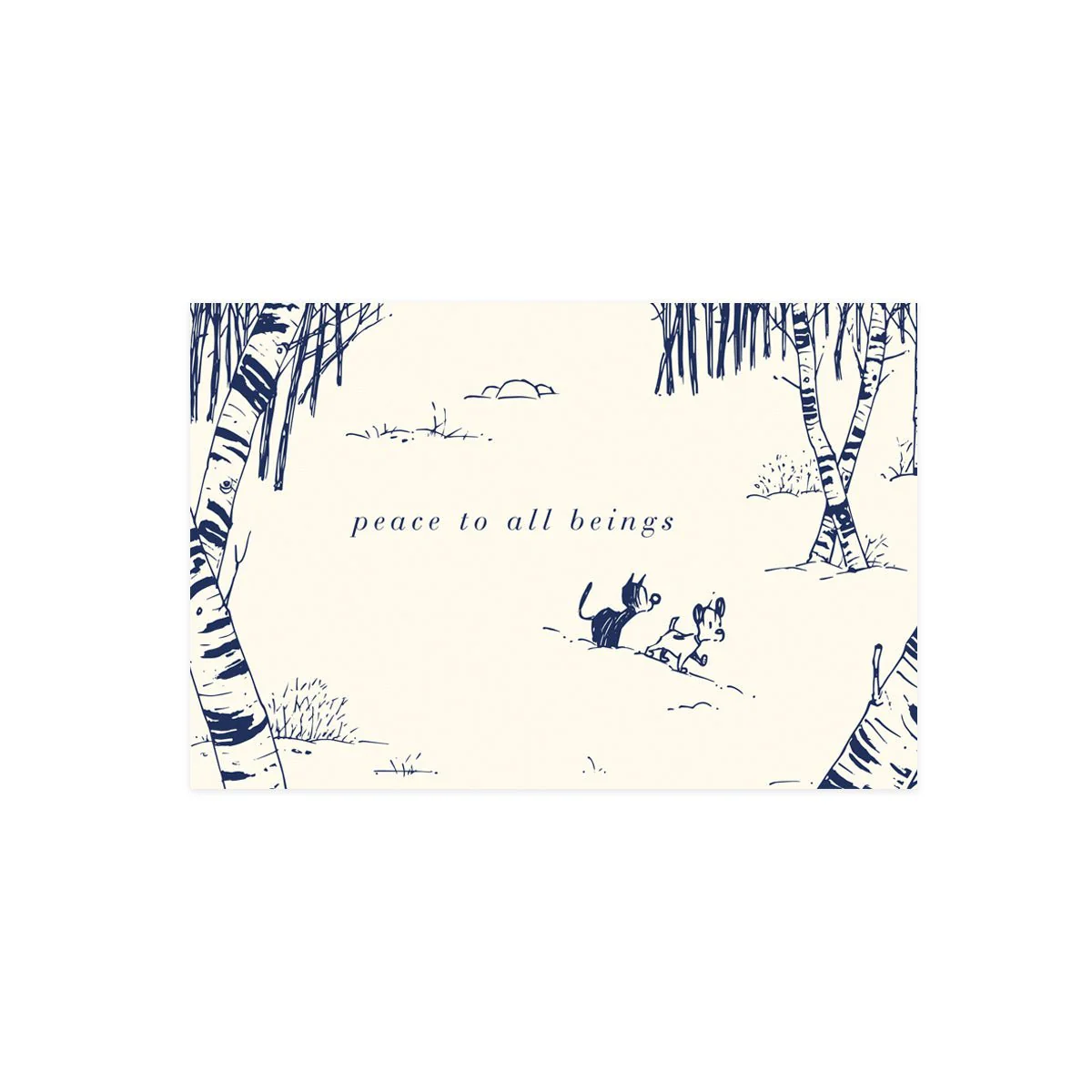 'Peace to All Beings' Holiday Cards (Set of 10) - Image 3