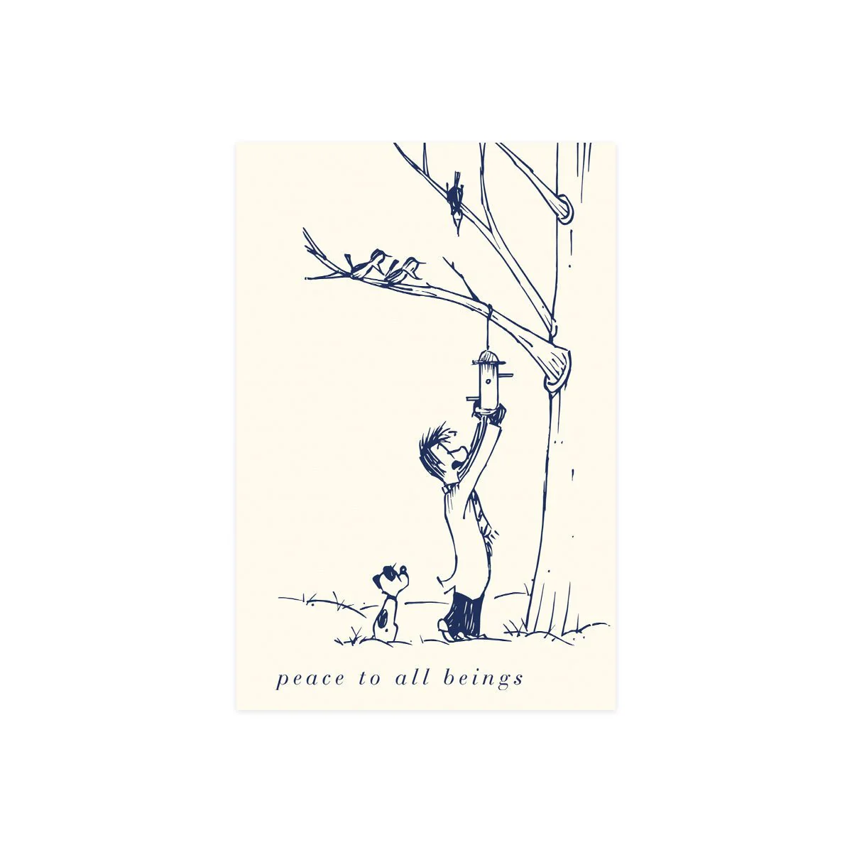 'Peace to All Beings' Holiday Cards (Set of 10) - Image 4