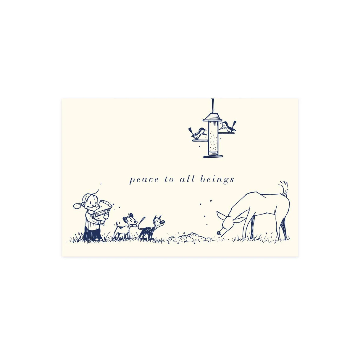 'Peace to All Beings' Holiday Cards (Set of 10) - Image 5