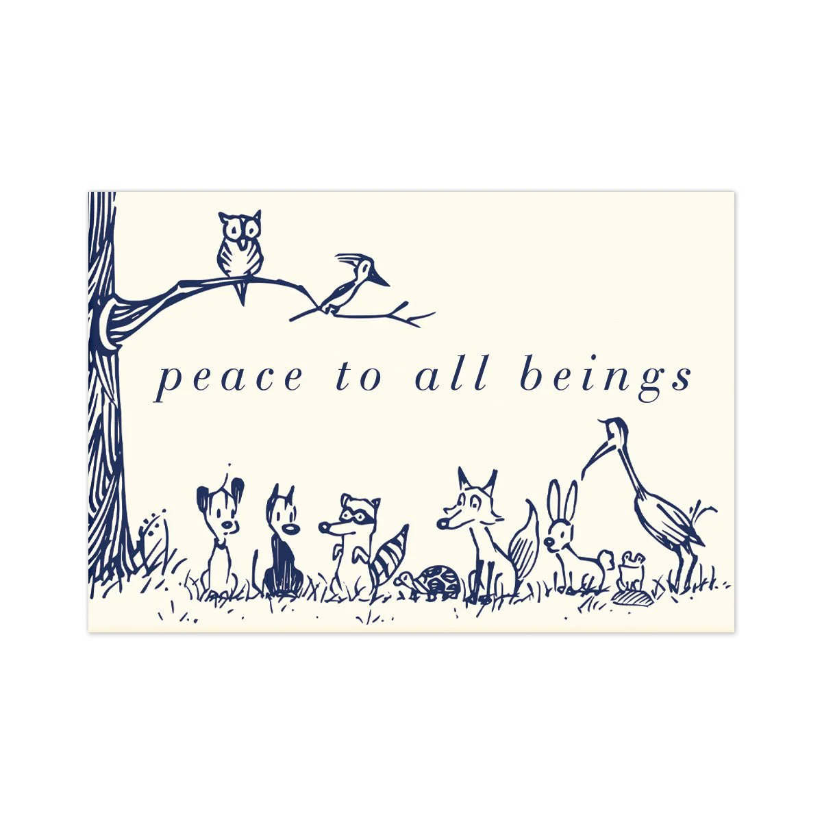 'Peace To All Beings' Magnet - Image 2
