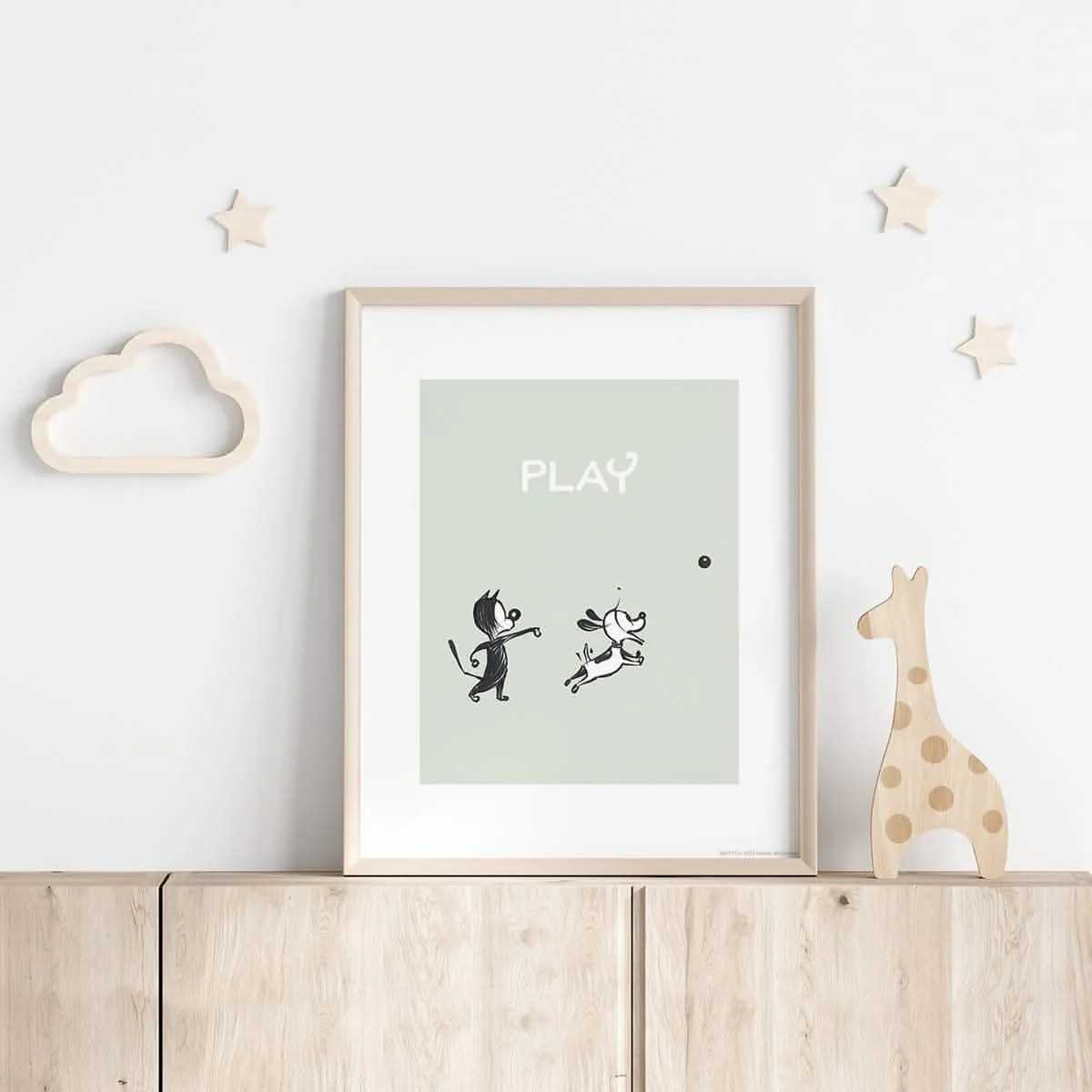 'Play' Standard Art Print - Image 2