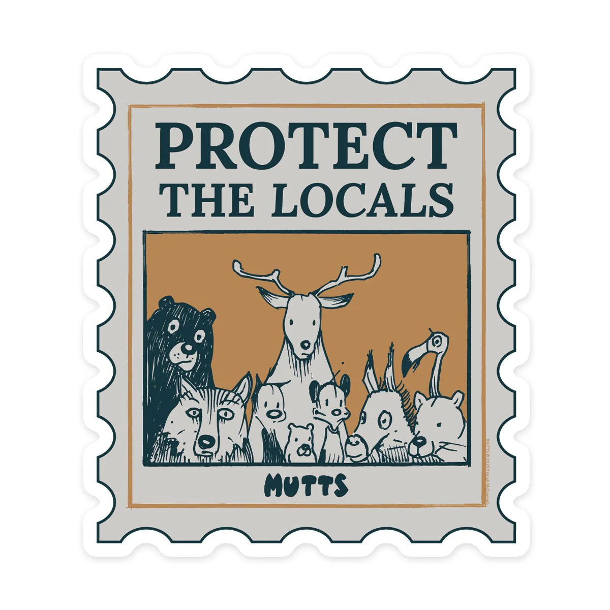'Protect the Locals' Die-Cut Sticker - Image 3
