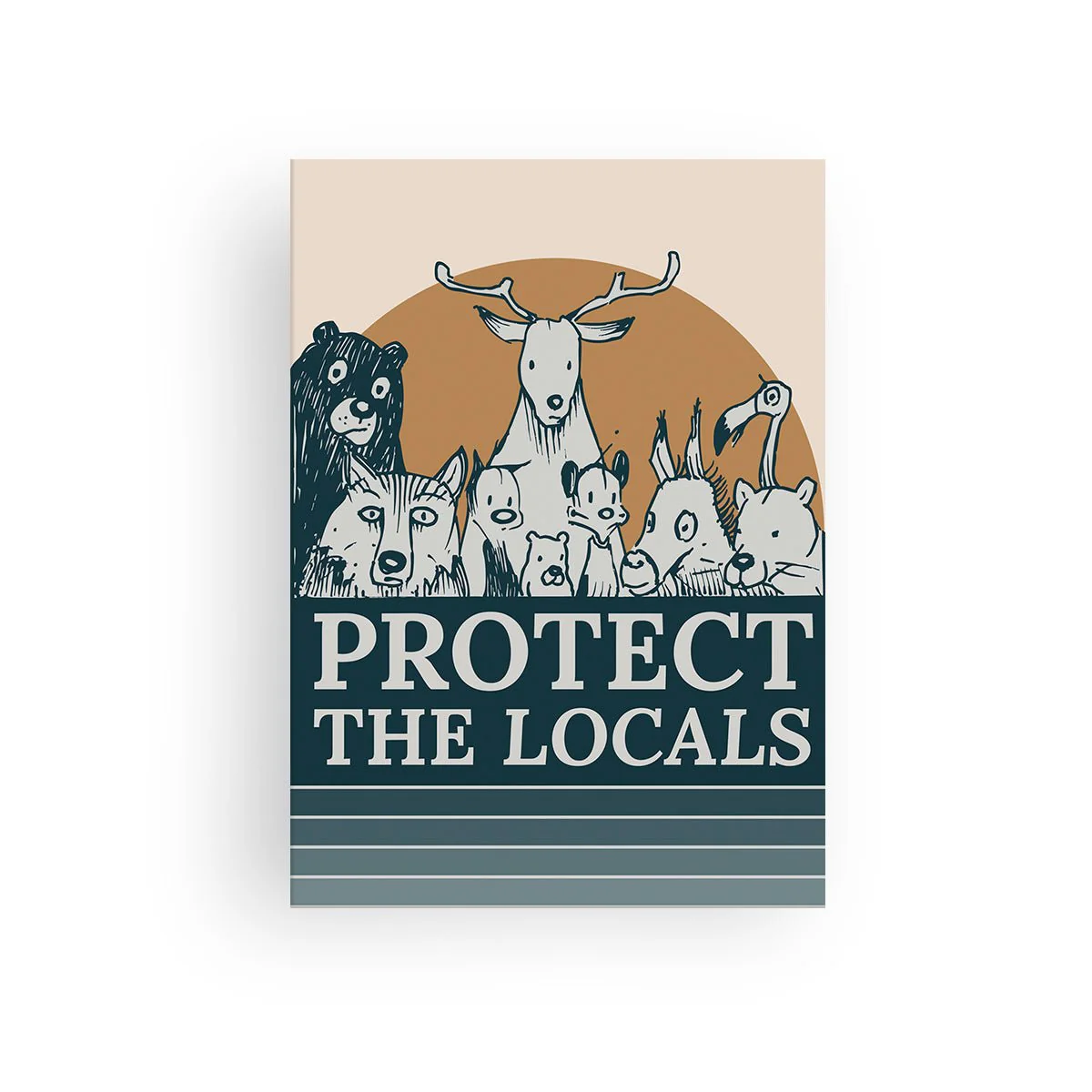 'Protect the Locals’ Greeting Card