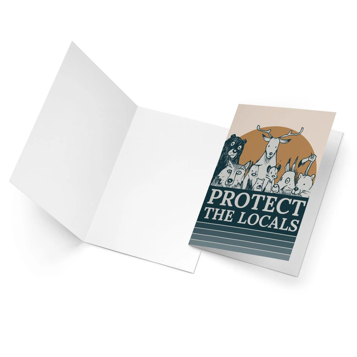 'Protect the Locals’ Greeting Card - Image 2