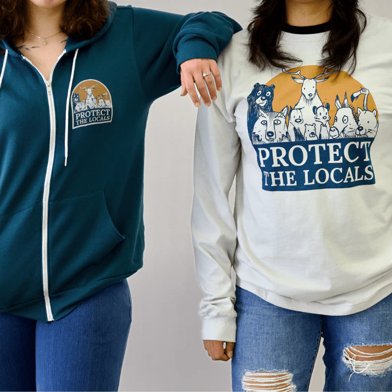 'Protect the Locals' Long Sleeve Tee - Image 2