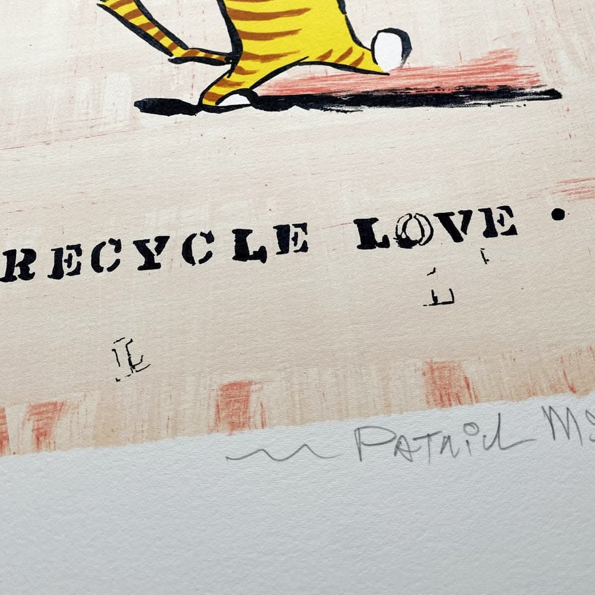 'Recycle Love' Lithograph (Signed) - Image 3