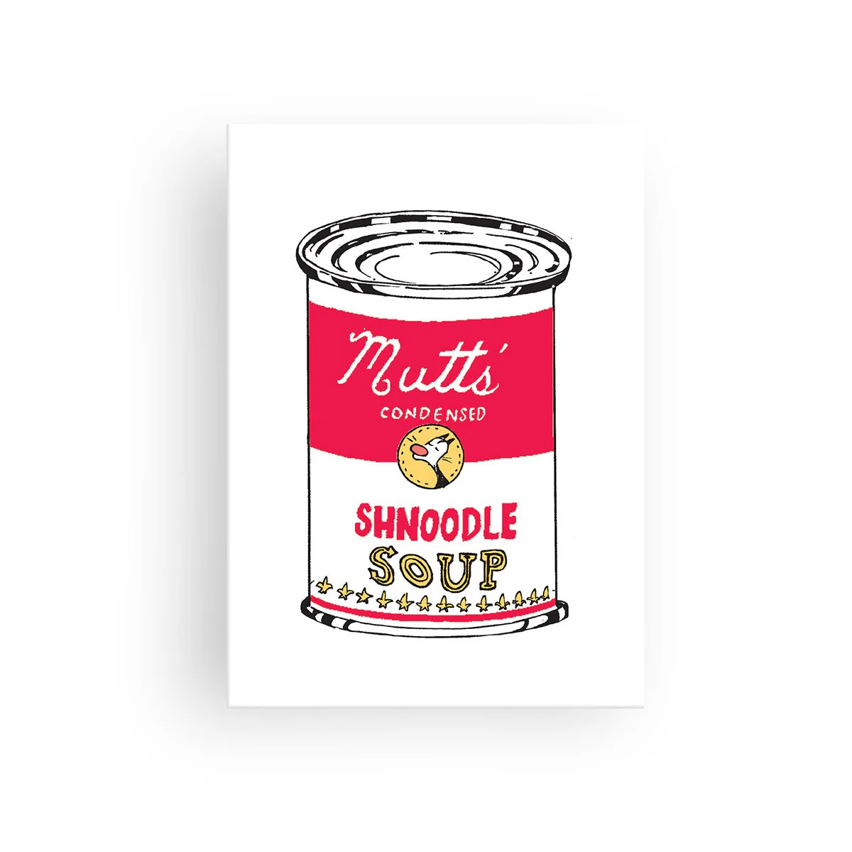 'Shnoodle Soup' Title Panel Greeting Card