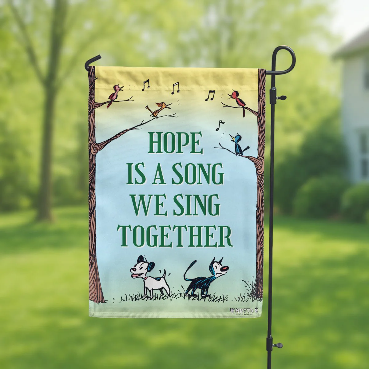 'Sing for Hope' Garden Flag