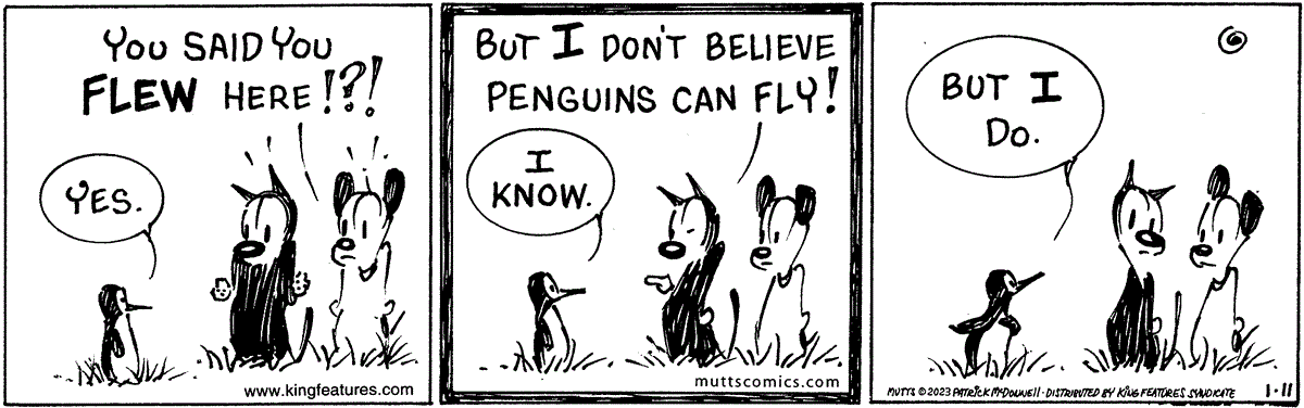 January 11 2023, Daily Comic Strip