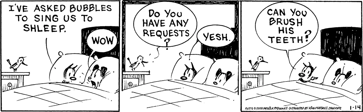 January 14 2008, Daily Comic Strip