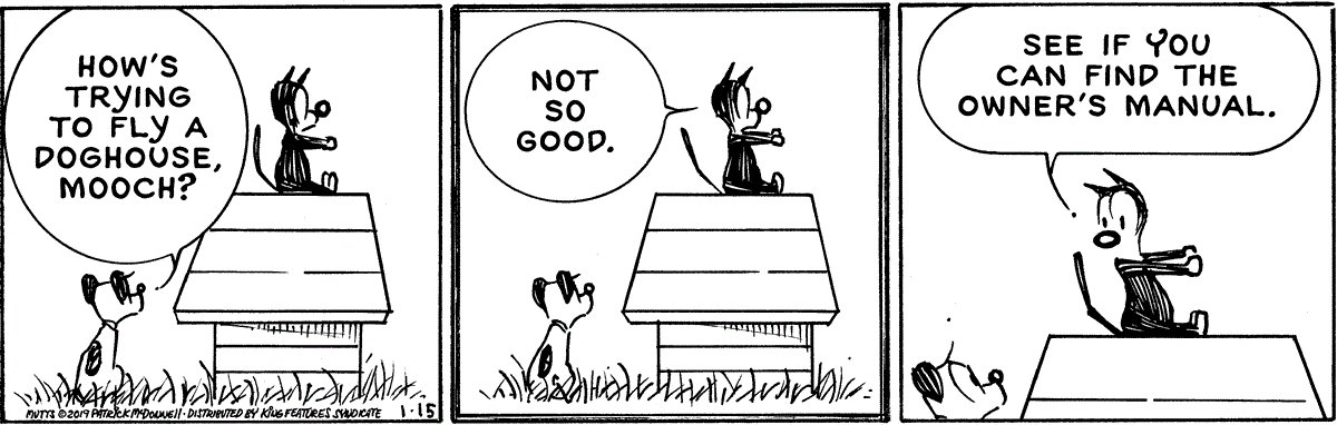 January 15 2019, Daily Comic Strip