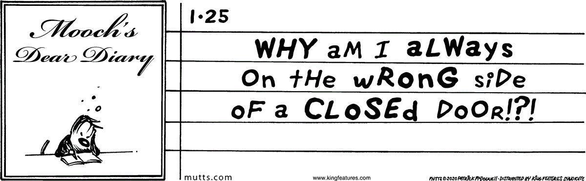 January 25 2020, Daily Comic Strip