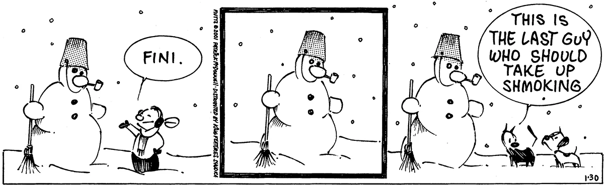 January 30 2001, Daily Comic Strip