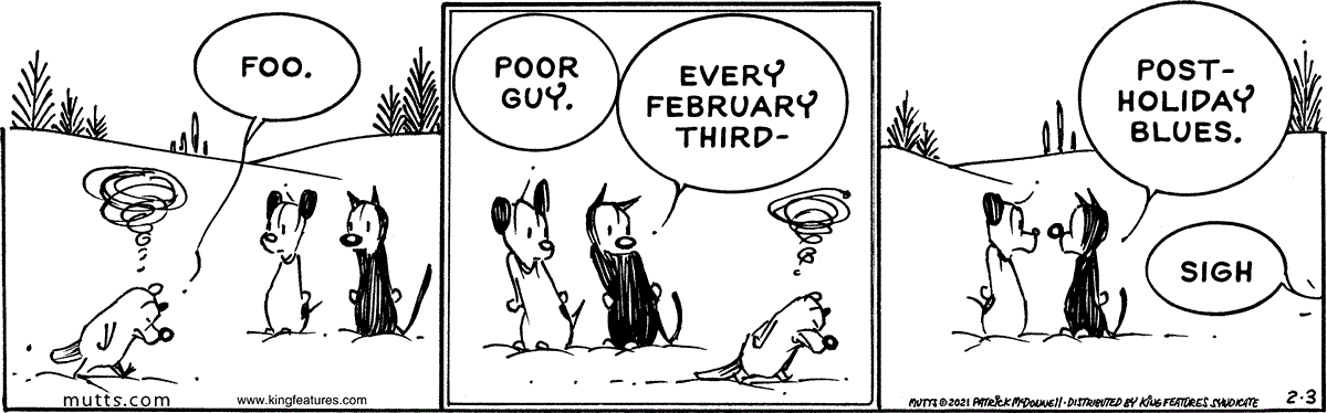 February 3 2021, Daily Comic Strip