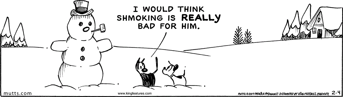 February 4 2019, Daily Comic Strip