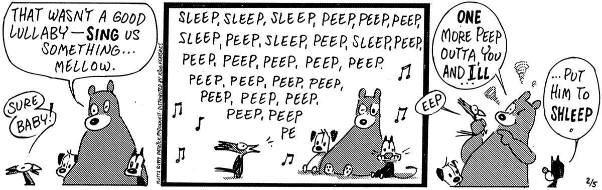 February 5 1997, Daily Comic Strip