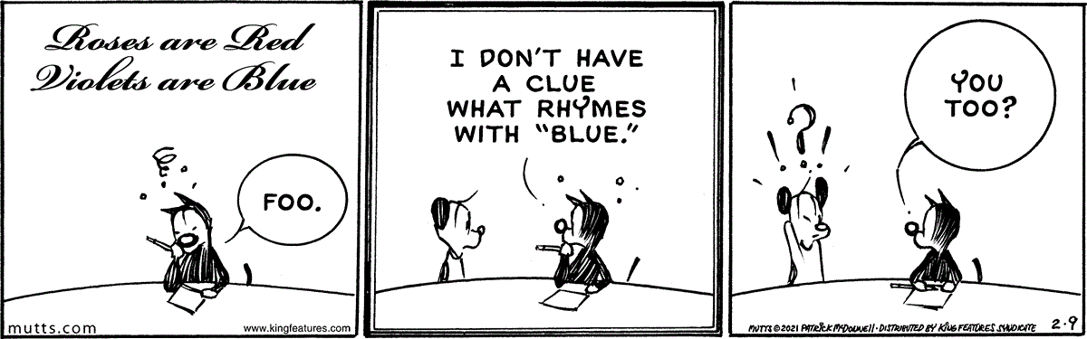 February 9 2021, Daily Comic Strip