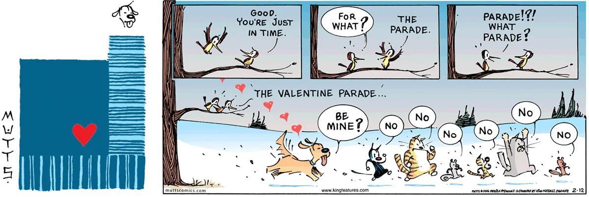 February 12 2006, Sunday Comic Strip