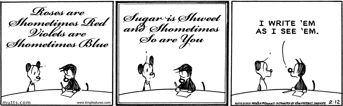 February 12 2021, Daily Comic Strip