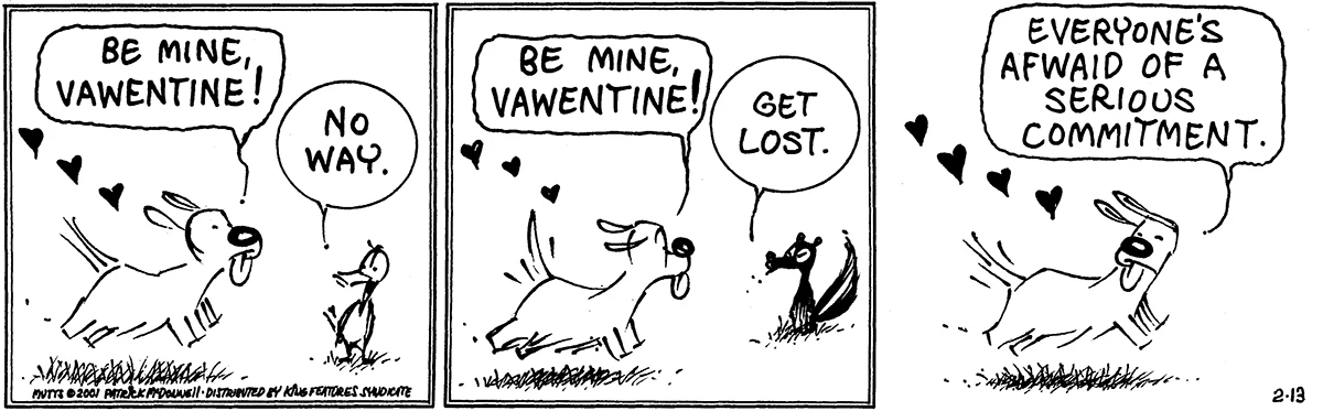 February 13 2001, Daily Comic Strip